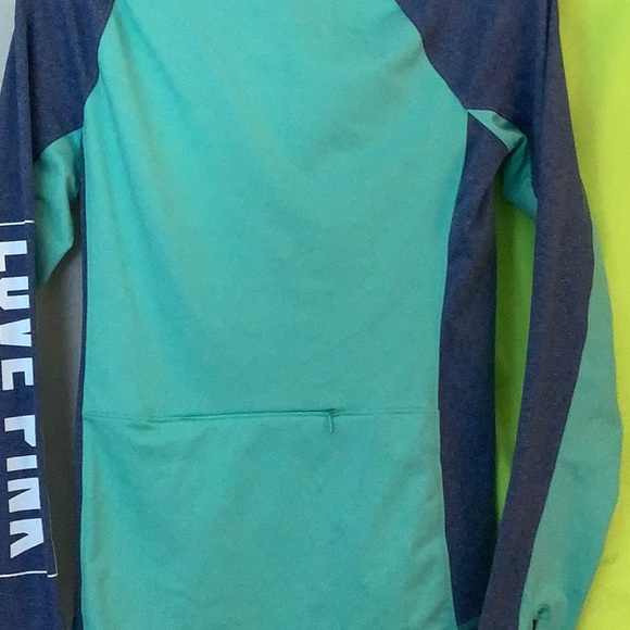 Pink half zip pullover workout tops S - Picture 6 of 7